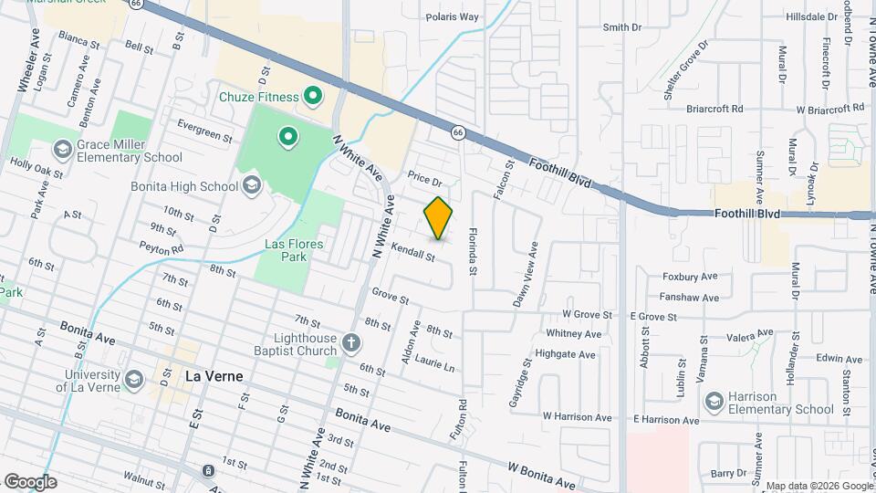 2652 College Ln Map and Location Details