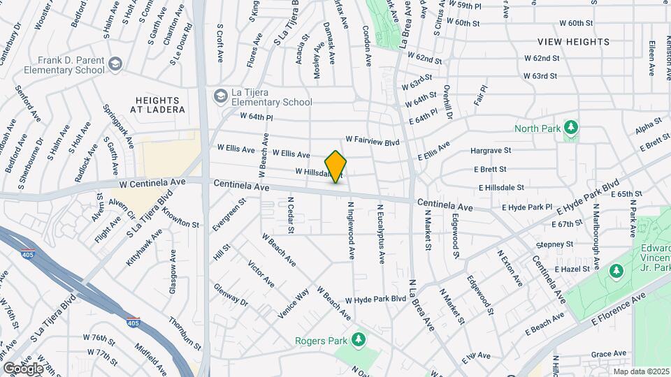 1316 Centinela Ave, Unit 1 Map and Location Details