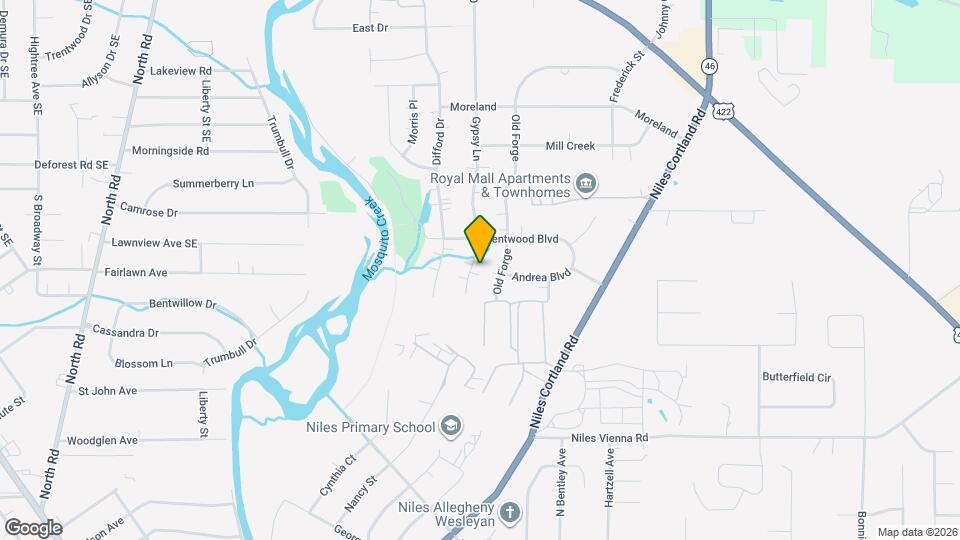 1405 Gypsy Ln Map and Location Details