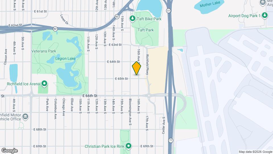 6444 16th Ave S Map and Location Details