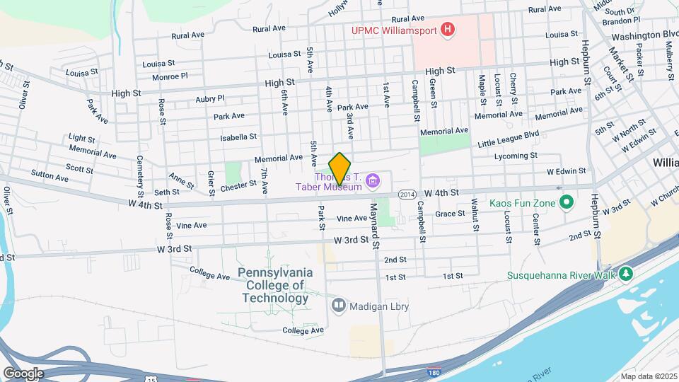 918 W 4th St, Unit 1W Map and Location Details