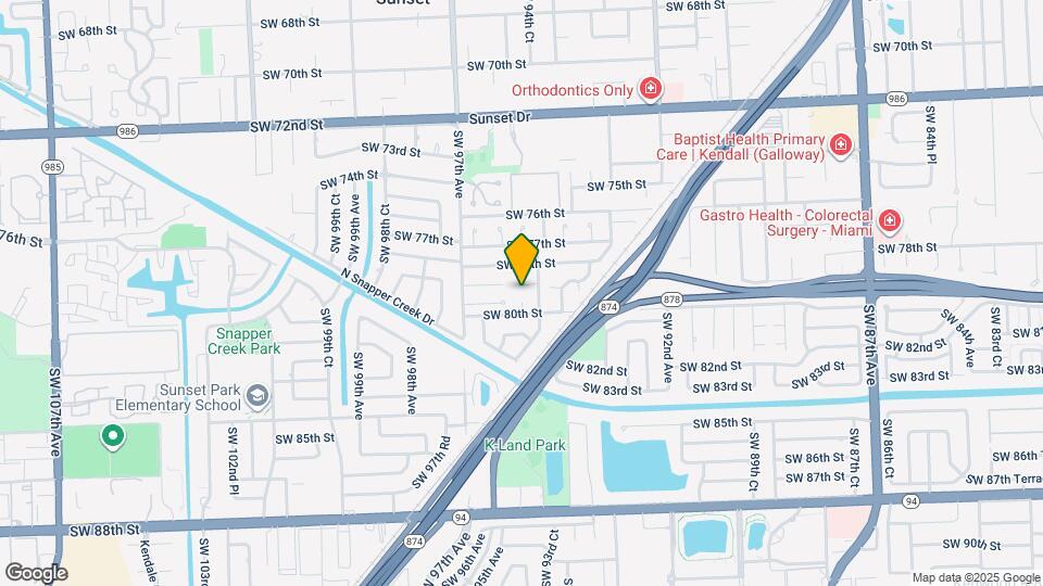 9470 SW 79th St Map and Location Details