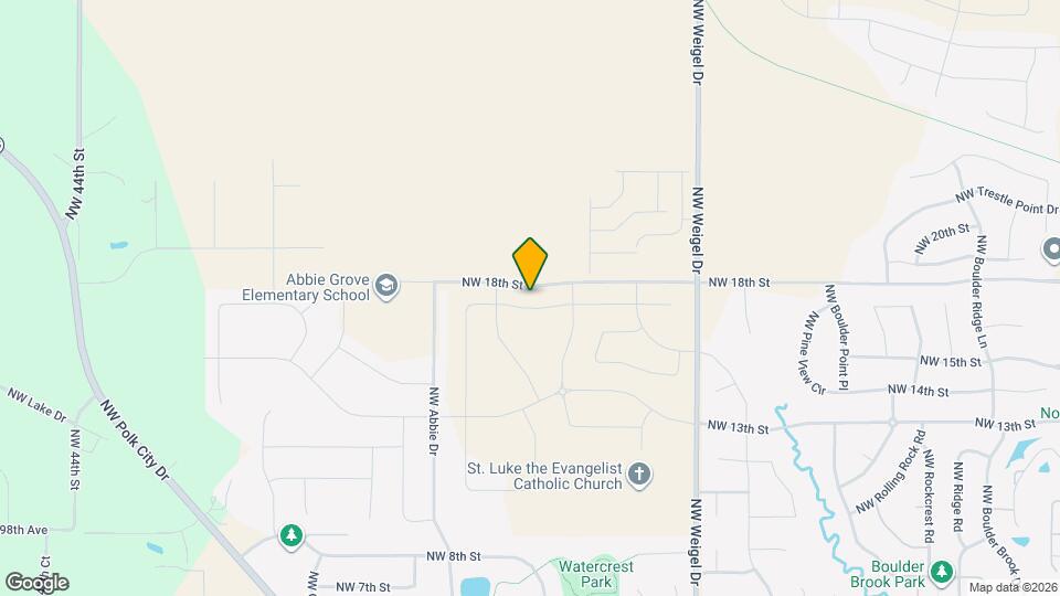 4604 NW 17th St Map and Location Details