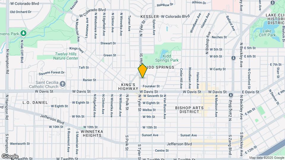634 N Tyler St Map and Location Details