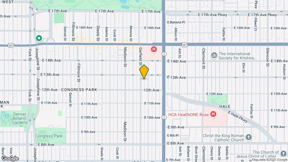 1240-1250 Garfield St Map and Location Details
