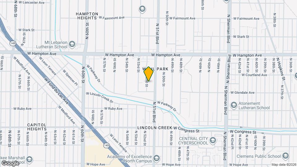 4640 N 52nd St Mapa y Detalles de la Ubicación