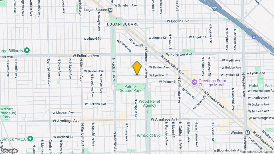 3037 W Lyndale St Map and Location Details