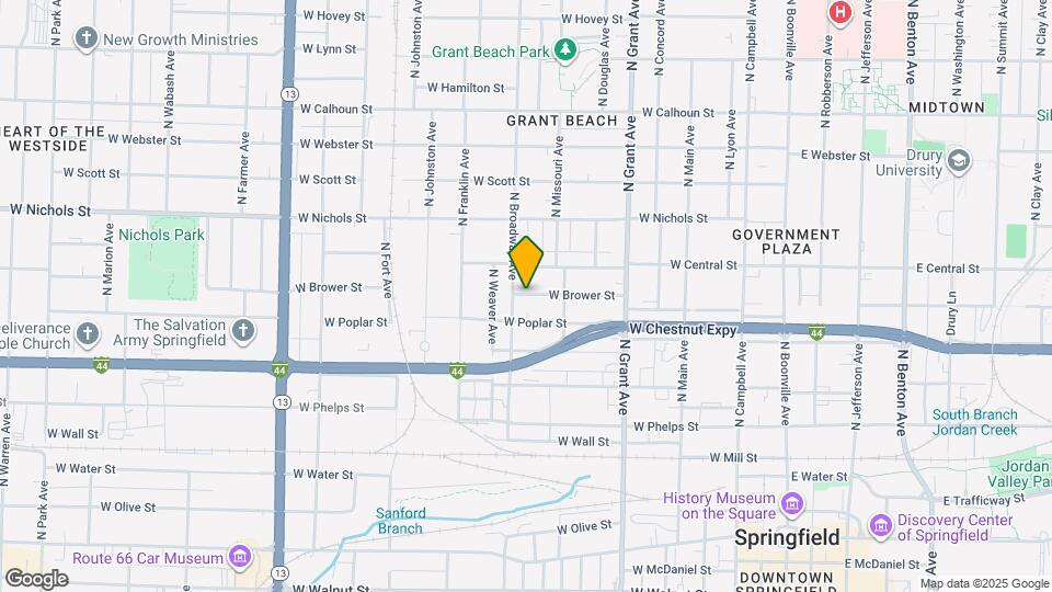 940 W Brower St Map and Location Details