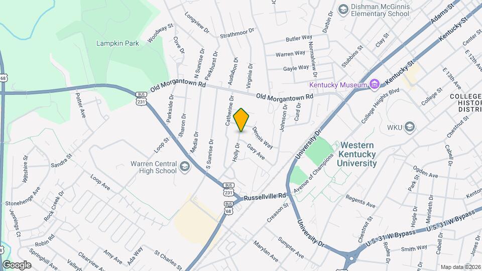 1704 Holly Dr Map and Location Details