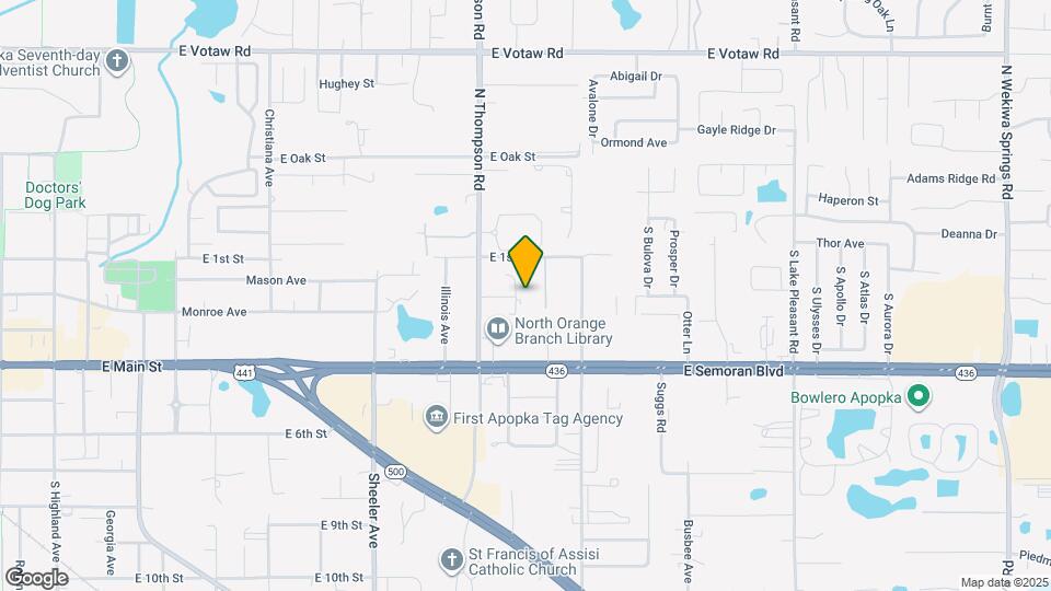 201 Dovetail Ct Map and Location Details