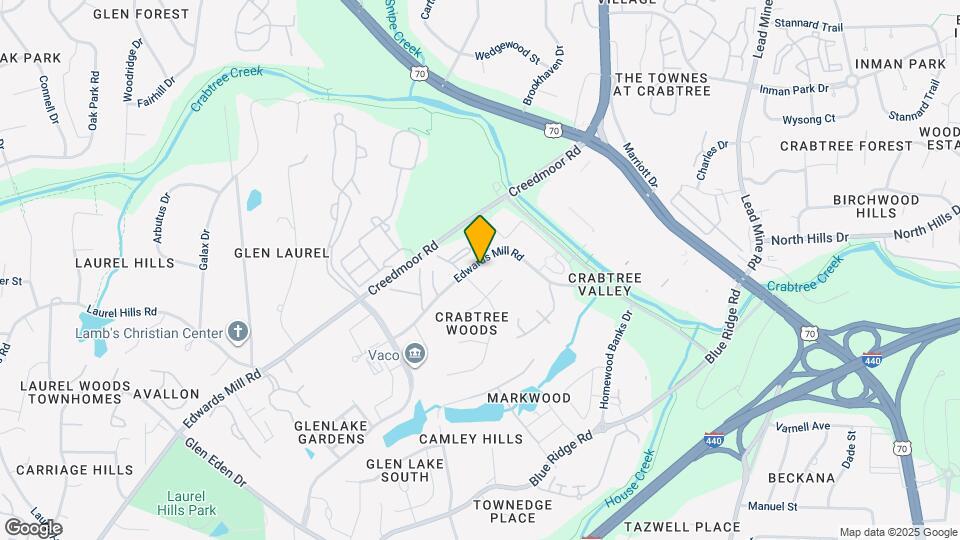 4804 Edwards Mill Rd Map and Location Details