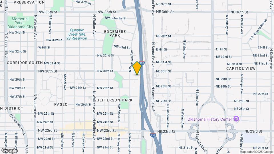 115 NW 29th St Map and Location Details