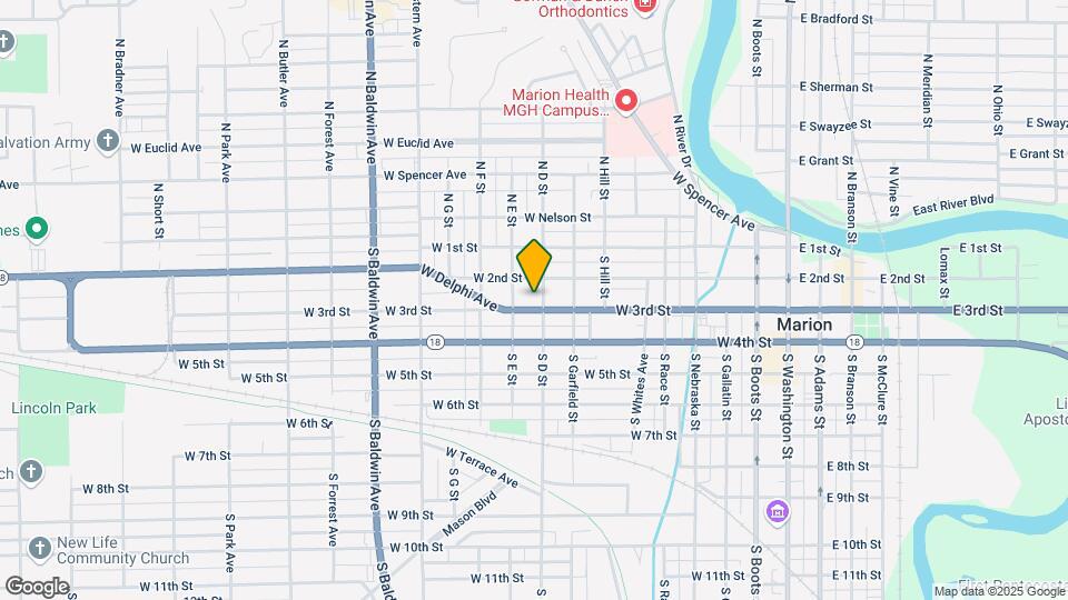 906 W 3rd St Map and Location Details