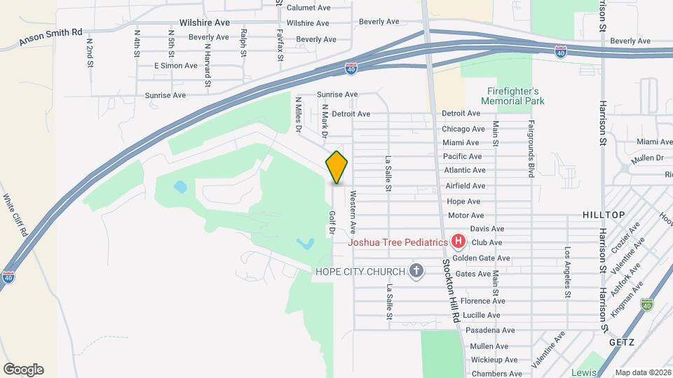 2610 Golf Dr Map and Location Details