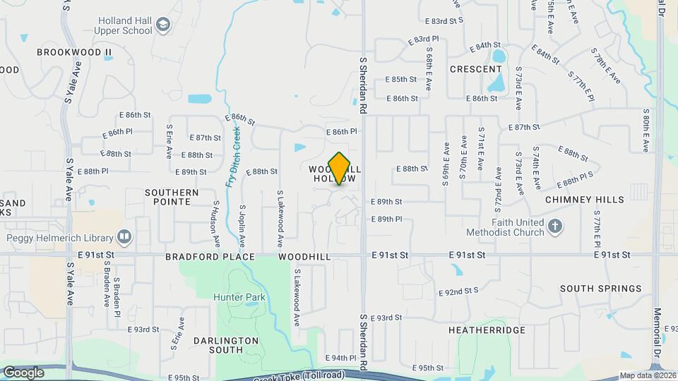 6342 E 89th Pl Map and Location Details