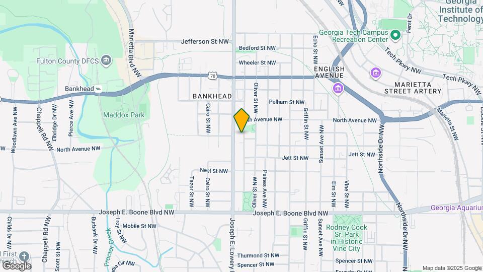 512 Lindsay St NW Map and Location Details