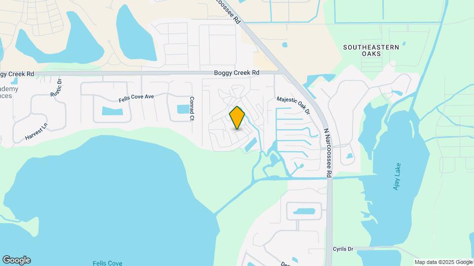 5150 Boggy Creek Rd Map and Location Details