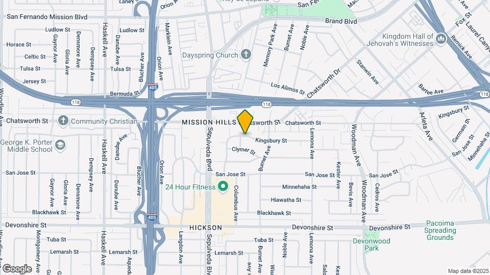 15238 Kingsbury St Map and Location Details