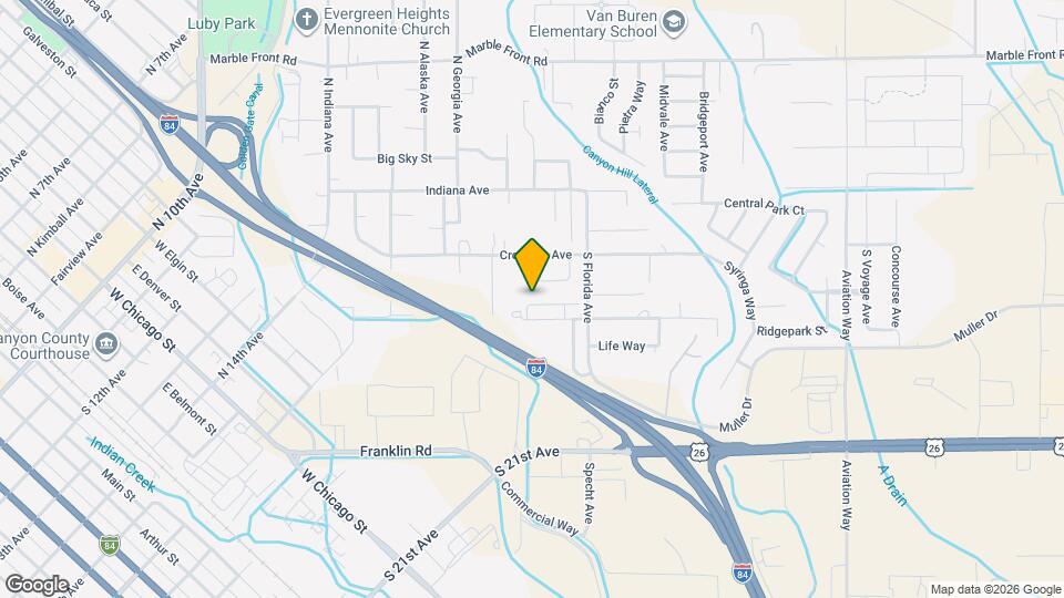 2707 Blackfoot Ln Map and Location Details