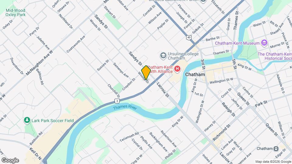 10 Woods St Map and Location Details