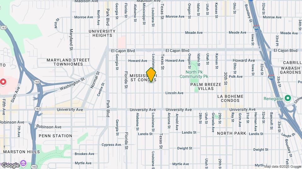 4054 Louisiana St Map and Location Details