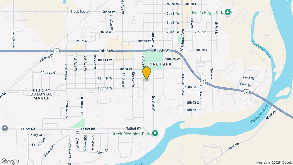 1219 4th Ave W Map and Location Details