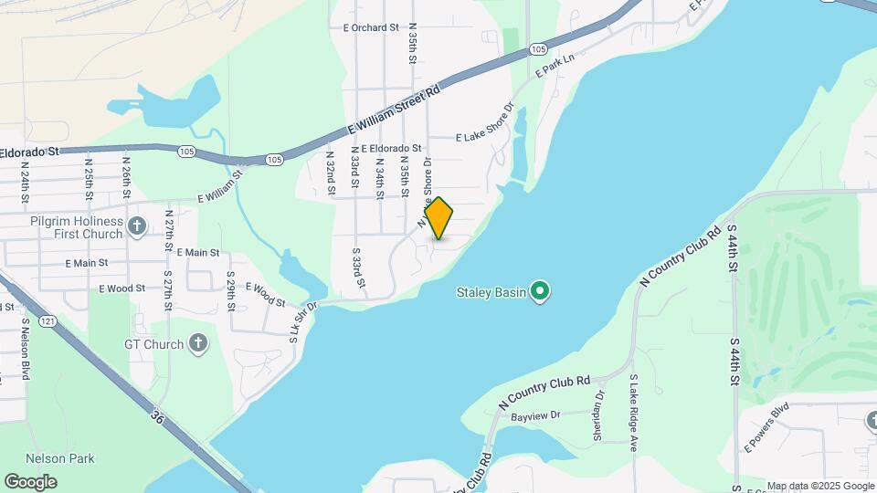 3602 E Bering St Map and Location Details