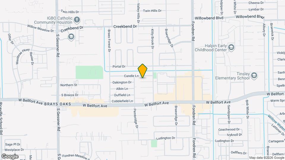 7834 Oakington Dr Map and Location Details