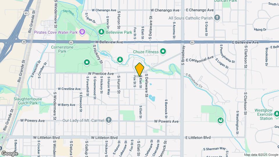 5339 S Elati St Mapa y Detalles de la Ubicación