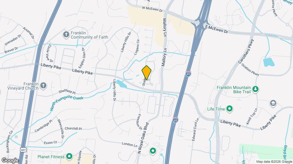 606 Huffine Manor Cir Mapa y Detalles de la Ubicación