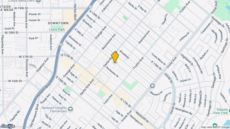 327 E 18th St Map and Location Details