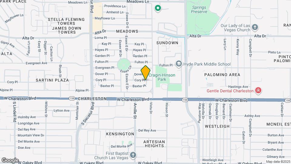 4212 Baxter Pl Map and Location Details