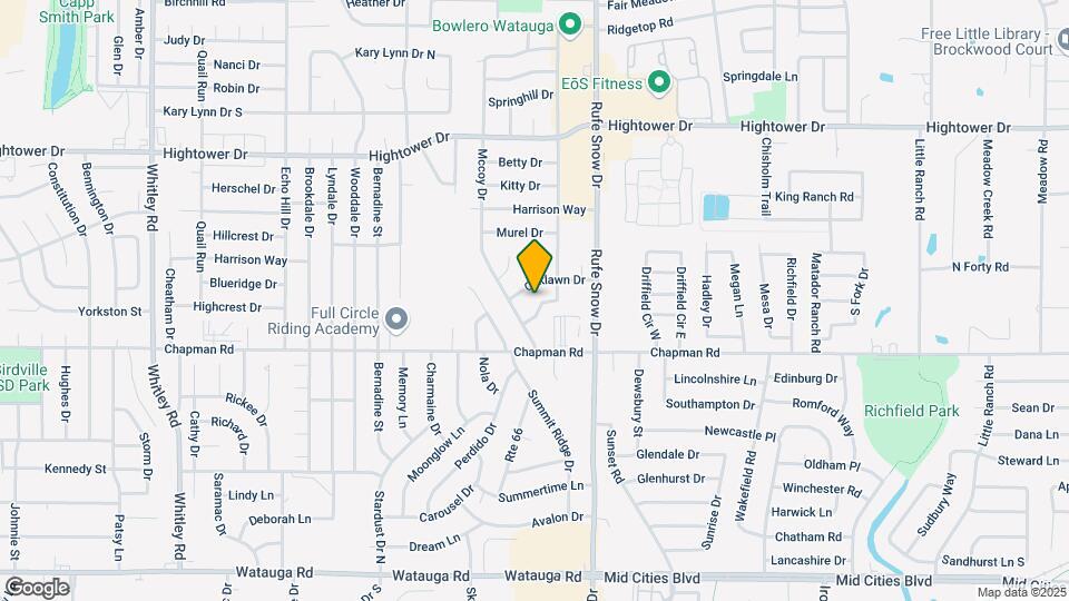 6617 Richardson Dr Map and Location Details
