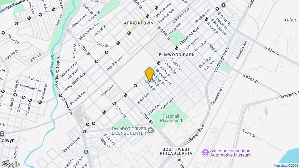 2537 Carroll St Mapa y Detalles de la Ubicación
