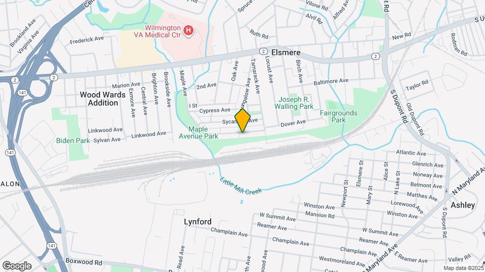 1308 Maple Ave Map and Location Details