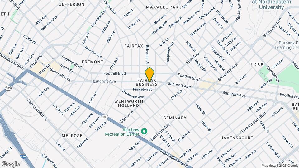 5441-5445 Bancroft Ave Map and Location Details