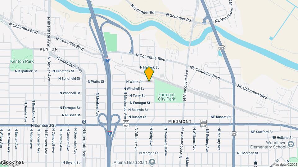 634 N Watts St Map and Location Details
