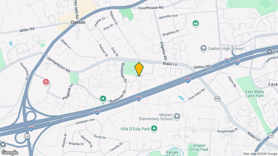 10114 Oakton Terrace Rd Map and Location Details