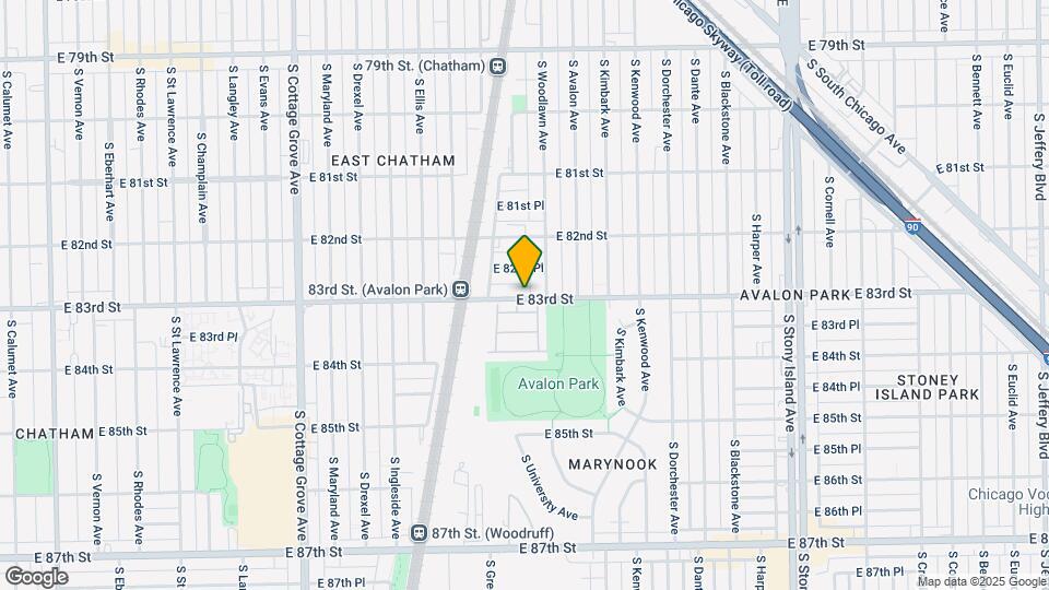 1138 E 83rd St Map and Location Details