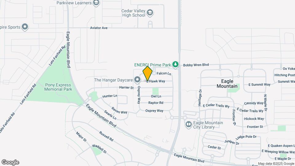 1348 E Hawk Way Map and Location Details