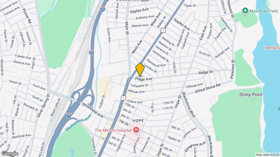 151 Pidge Ave Map and Location Details