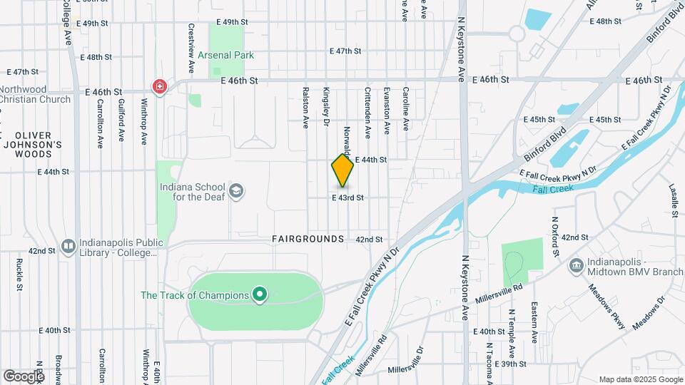 4306 Norwaldo Ave Map and Location Details