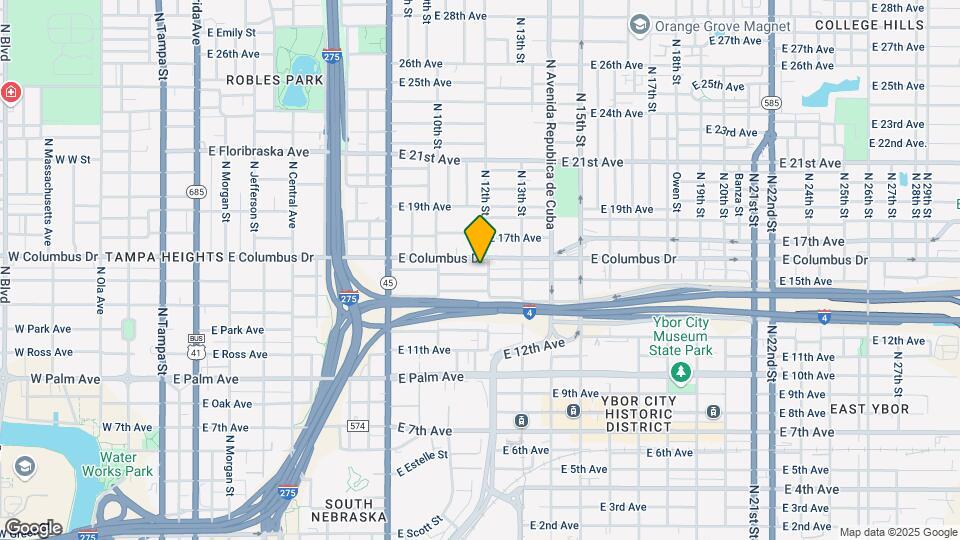 1026 E 15th Ave Map and Location Details