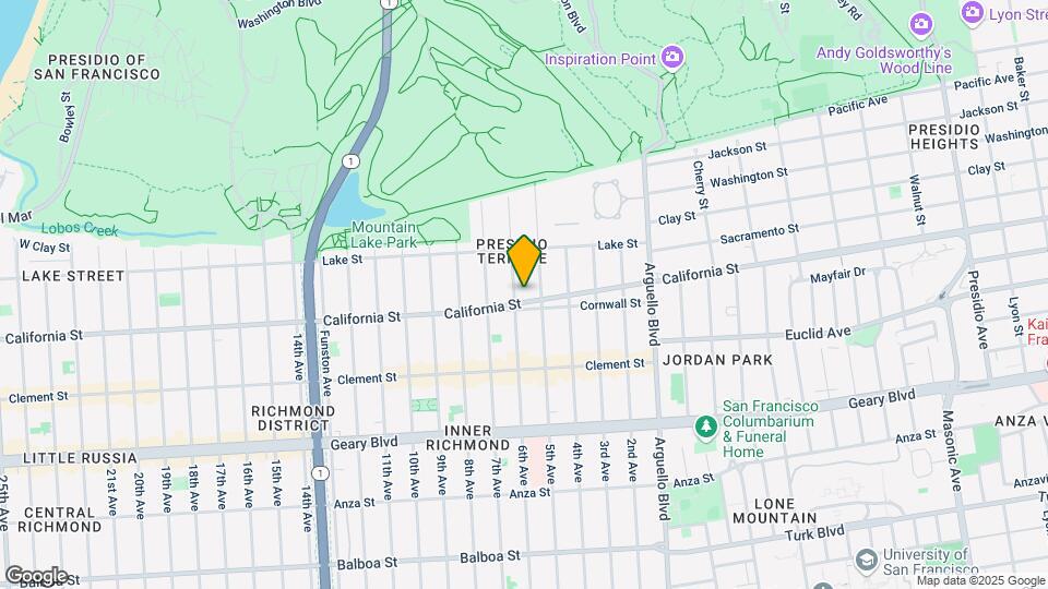 4340-4342 California St Mapa y Detalles de la Ubicación