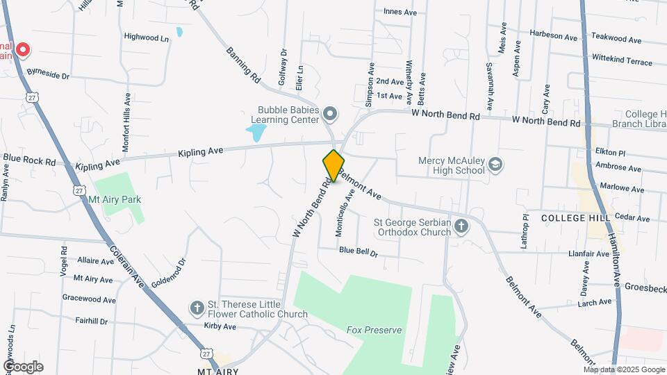 2221 W North Bend Rd Map and Location Details