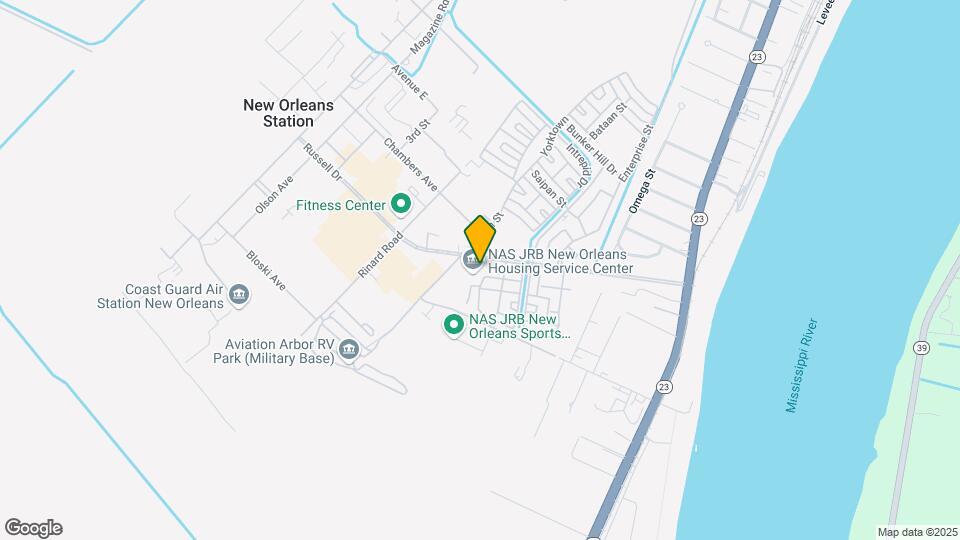 Naval Air Station Joint Reserve Base Mapa y Detalles de la Ubicación