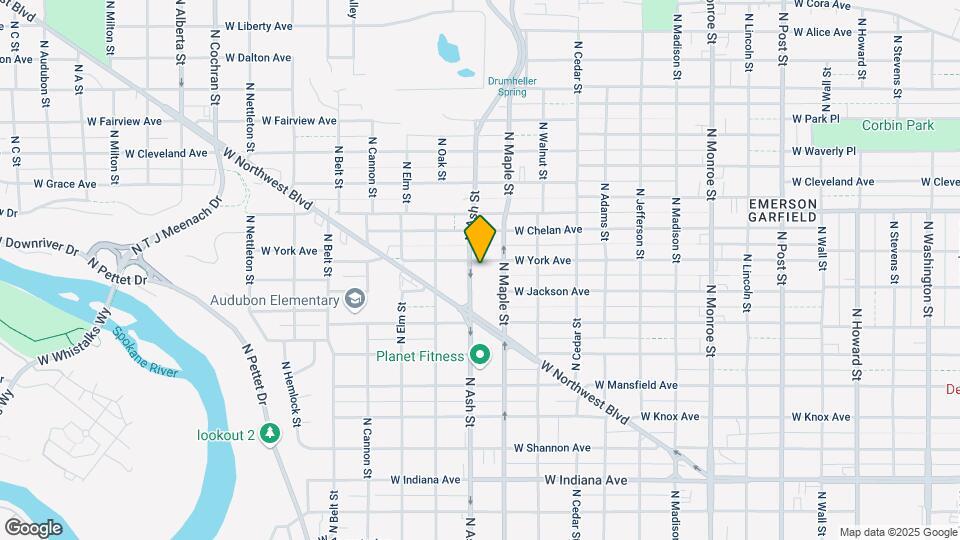 1623 W York Ave Map and Location Details