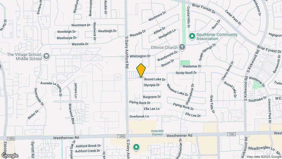 2026 Ashford Hollow Ln Map and Location Details