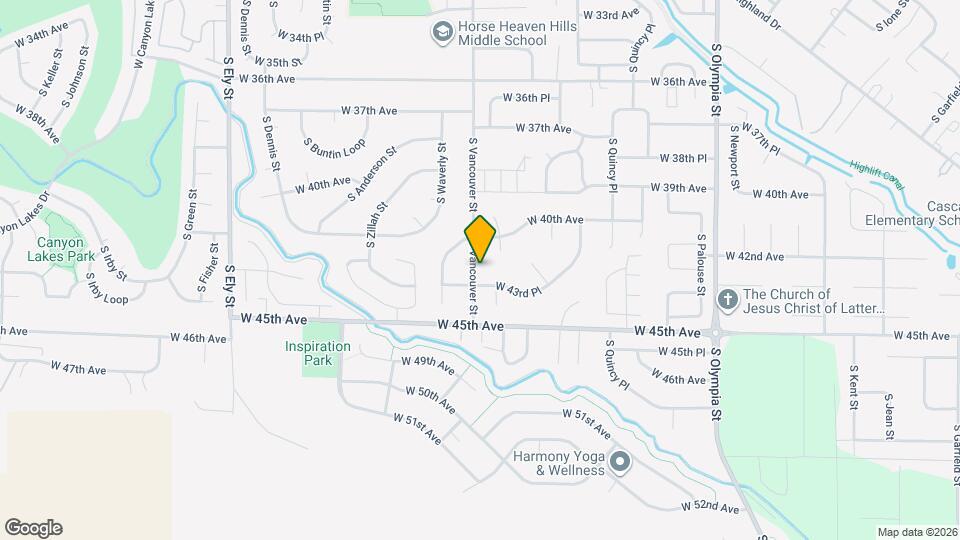 4201 S Vancouver St Map and Location Details