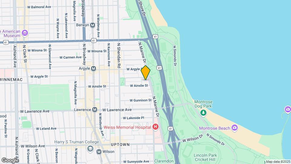 4900 N Marine Dr Mapa y Detalles de la Ubicación